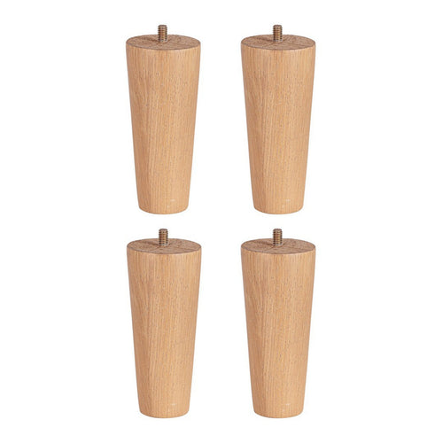 Set 4 gambe in legno per cubi composite struttura in legno MDF