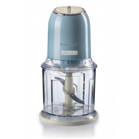 ARIETE Tritatutto Verticale 0438 Vintage 2 Velocità 600ML 400W Celeste