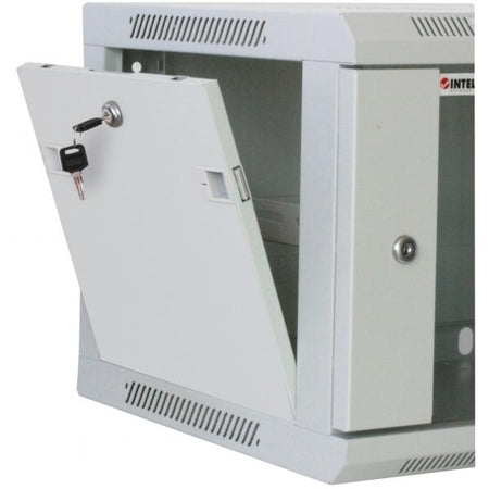 Armadio Rack 19'' a muro 6 unità sezione unica prof. 600mm Grigio