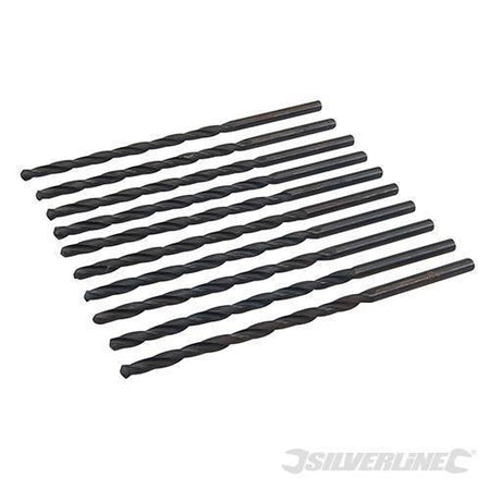 Sei di punte trapano Jobber HSS-R acciaio forgiato alta resistenza Silverline Silverline