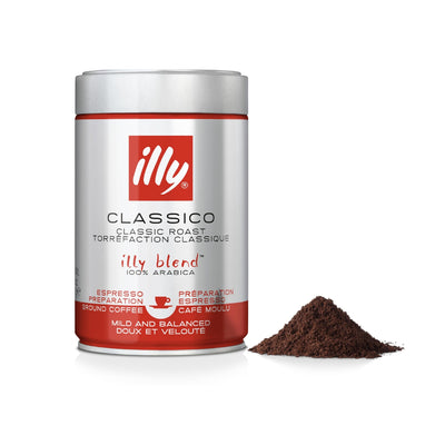 ILLY Tostato Intenso Caffè Macinato Per Moka 250gr