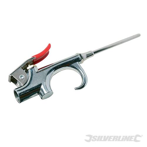 Pistola per compressore 230mm in lega di zinco Silverline freeshipping - Eternal Brico
