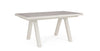 Tavolo allungabile Krion con struttura in alluminio, piano in ceramica, da 205 - 265 x 103 cm