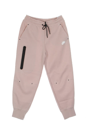 Nike Pantalone Tuta Leggero Donna Sportswear Tech Fleece Pink Oxford/white da donna