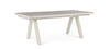 Tavolo allungabile Krion con struttura in alluminio, piano in ceramica, da 205 - 265 x 103 cm