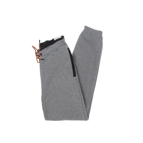 JORDAN Pantalone Tuta Felpato Uomo Jumpman Fleece Pant Carbon Heather/black da uomo