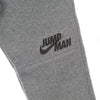 JORDAN Pantalone Tuta Felpato Uomo Jumpman Fleece Pant Carbon Heather/black da uomo