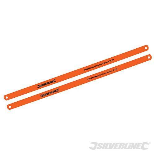 Lame per seghetto in cobalto 24 dpp ricambio taglio Silverline 2 pz Silverline