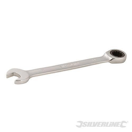 Chiavi a cricchetto combinata metrica a testa fissa, varie misure Silverline Silverline