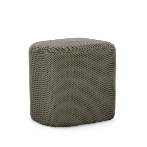 Pouf Darya struttura in MDF rivestimento in poliestere per interno