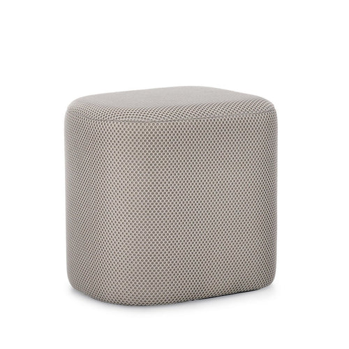 Pouf Darya struttura in MDF rivestimento in poliestere per interno