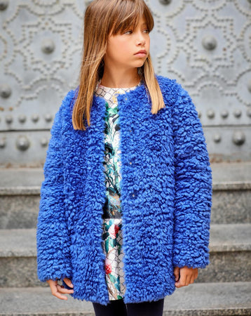 Pan con Chocolate Giacca Bambina PCH Gladys Azzurro