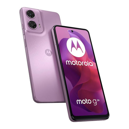 Moto G24 Smartphone 6.56" RAM 4Gb Memoria Interna 128GB - Colore Pink Lavender - DS EU