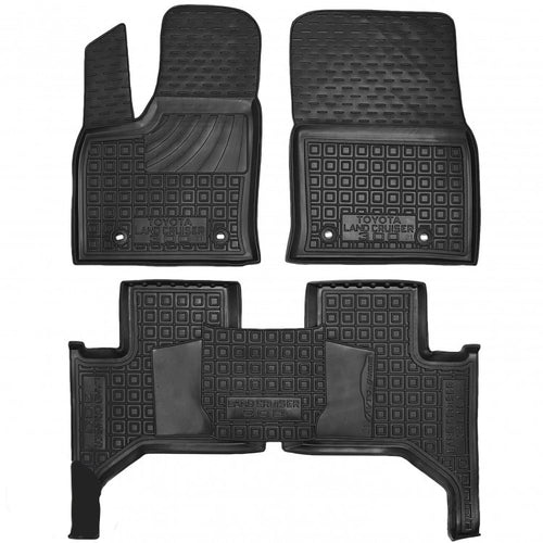 Tappetini di gomma su misura per Toyota Land Cruiser 300 (2021+)