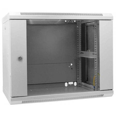 Armadio Rack 19'' a muro 9 unità sezione unica prof. 450 Grigio