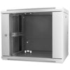 Armadio Rack 19'' a muro 9 unità sezione unica prof. 450 Grigio