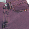 AMISH Jeans Corto Donna Short Ivy Denim Overdye Lilla da donna