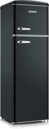 Frigorifero Retrò doppia porta Severin Nero RKG 8984 166.5x55