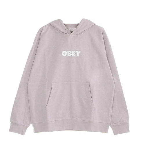 OBEY Felpa Leggera Cappuccio Uomo Bold Premium French Terry Hooded Sweat Purple Paste da uomo