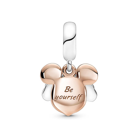 PANDORA - Disney, charm Pendente Mickey Mouse, "Be Yourself"