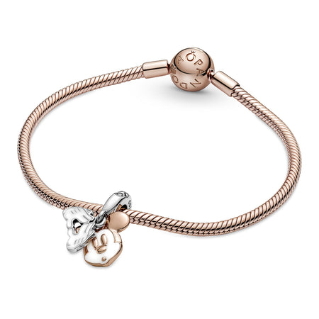 PANDORA - Disney, charm Pendente Mickey Mouse, "Be Yourself"