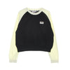 FILA Felpa Leggera Girocollo Corta Donna Tabor Raglan Cropped Crewneck Black Beauty/sweet Corn da donna