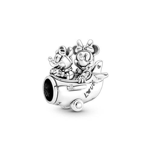 PANDORA - charm  Disney,  L'aereo di Mickey Mouse & Minnie