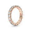 PANDORA - Anello eternity Sentiero luminoso Rose gold