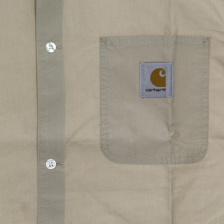 CARHARTT WIP Camicia Manica Corta Uomo Creek Shirt Wall da uomo