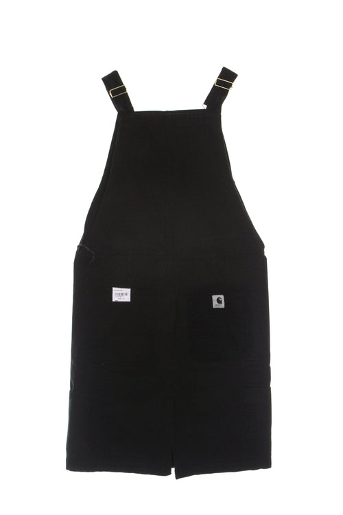 CARHARTT WIP Salopette Donna Medley Dress Black Garment Dyed da donna