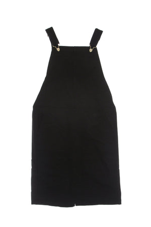 CARHARTT WIP Salopette Donna Medley Dress Black Garment Dyed da donna