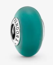 Pandora - Vetro di Murano Verde Opaco