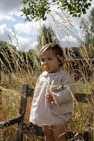 BIBS Couture Ciuccio Misura 2 (6-18 mesi), Haze/Blossom