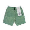 AMISH Jeans Corto Uomo Bermuda Bernie Bull Spray Dyed Green da uomo