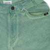 AMISH Jeans Corto Uomo Bermuda Bernie Bull Spray Dyed Green da uomo