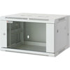 Armadio Rack 19'' a muro 9 unità due sezioni Grigio