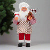 Statuetta decorativa Babbo Natale cuoco decorazione natalizia h 60 cm