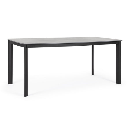 Tavolo "Alcora" struttura in alluminio verniciato a polvere 180 x h 75 cm per arredo casa