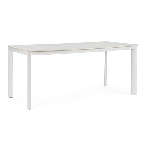 Tavolo Alcora struttura in alluminio verniciato a polvere 180 x h 75 cm per arredo casa