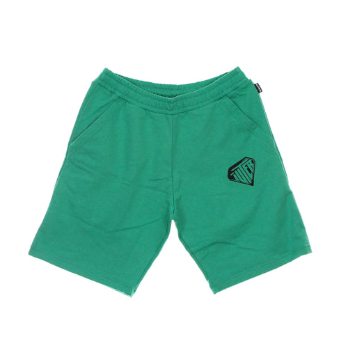 IUTER Pantalone Corto Tuta Uomo Stencil Sweatshort Emerald da uomo