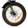 ARGENTO Fat-EBike MINI MAX - Bicicletta Elettrica 250W 36v, 60Nm di Potenza, Ruote da 20, Freno Disco Meccanico - Colore Giallo