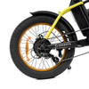 ARGENTO Fat-EBike MINI MAX - Bicicletta Elettrica 250W 36v, 60Nm di Potenza, Ruote da 20, Freno Disco Meccanico - Colore Giallo