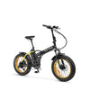 ARGENTO Fat-EBike MINI MAX - Bicicletta Elettrica 250W 36v, 60Nm di Potenza, Ruote da 20, Freno Disco Meccanico - Colore Giallo