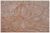 Biscottini Piastra da camino in fusione di ghisa L102xPR2,5xH75 cm ruggine al naturale