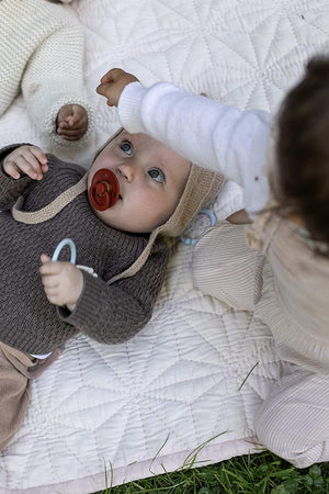 BIBS Colour Ciuccio Misura 1 (0-6 mesi), Sky Blue/Steel Blue