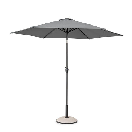 Ombrellone palo centrale "Kalife" in alluminio verniciato a polvere per giardino e balcone Ø 270 cm