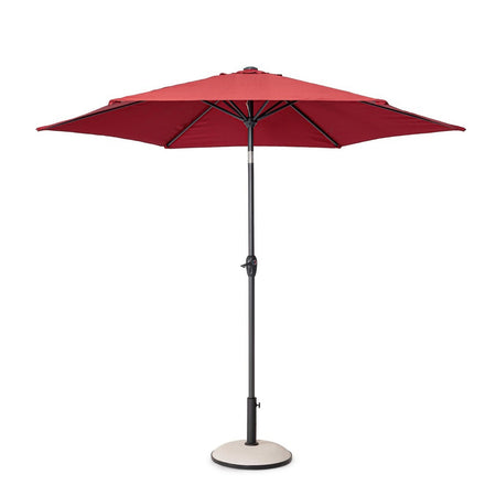 Ombrellone palo centrale "Kalife" in alluminio verniciato a polvere per giardino e balcone Ø 270 cm