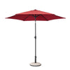 Ombrellone palo centrale Kalife in alluminio verniciato a polvere per giardino e balcone Ø 270 cm