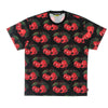 IUTER Maglietta Uomo Cherry Allover Tee Black da uomo