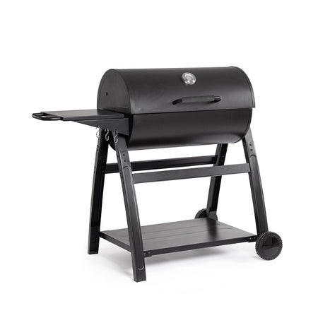 Barbecue a carbone "Vlora" con superfice di cottura in ghisa smaltata